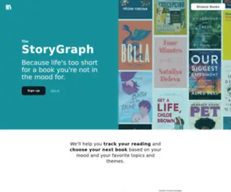 Thestorygraph.com(The StoryGraph) Screenshot