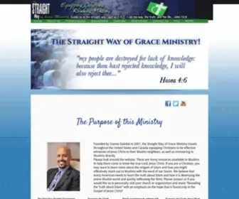 Thestraightway.org(The Straight Way of Grace Ministry) Screenshot