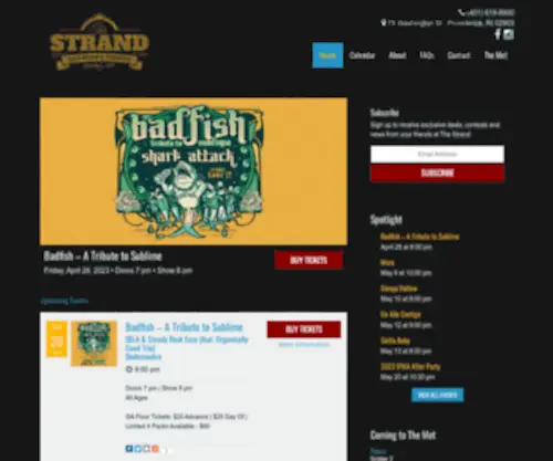 Thestrandri.com(Strand ) Screenshot