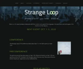 Thestrangeloop.com(Strange Loop) Screenshot