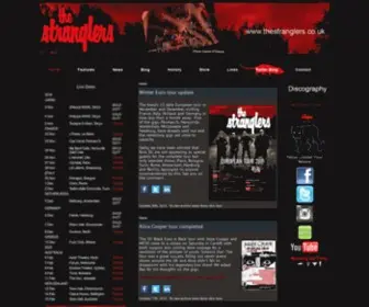 Thestranglers.co.uk(Stranglers Official Site) Screenshot