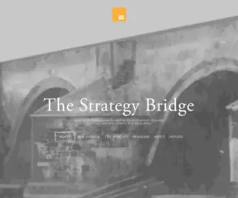 Thestrategybridge.org(The Strategy Bridge) Screenshot