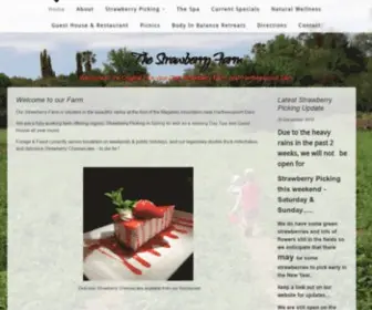 Thestrawberryfarm.co.za(The Strawberry farm) Screenshot