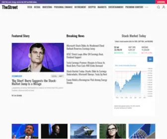 Thestreet.com(Follow the stock market today on TheStreet. Get business news) Screenshot