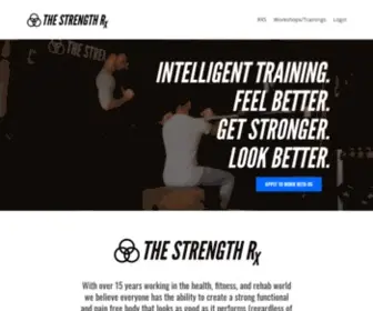 Thestrengthrx.com(The Strength Rx) Screenshot