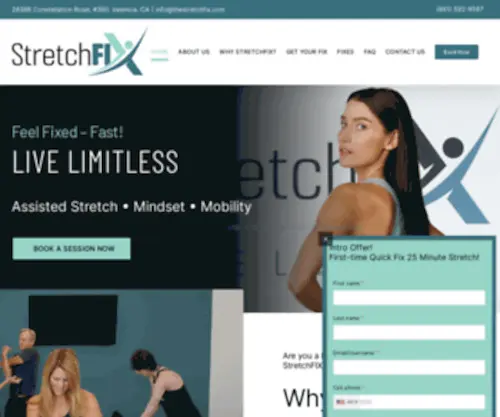 Thestretchfix.com(Assisted Stretch Therapy) Screenshot