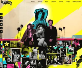 Thestruts.com(The Official Website of The Struts) Screenshot