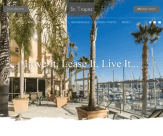 Thesttropezapts.com(Apartments for Rent in Marina Del Rey) Screenshot