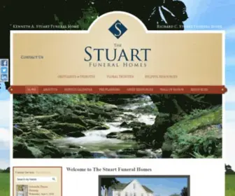 Thestuartfuneralhomes.com(The mission of The Stuart Funeral Homes mission) Screenshot