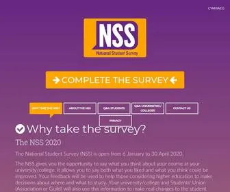 Thestudentsurvey.com(National Student Survey) Screenshot