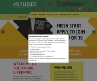 Thestudioliverpool.uk(Creative and Digital Secondary and 6th Form Computing School Liverpool) Screenshot