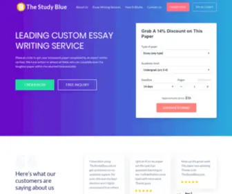 Thestudyblue.com(The Study Blue) Screenshot