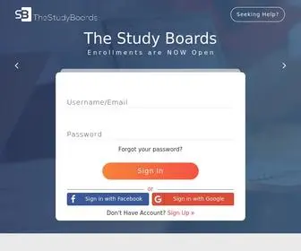 Thestudyboards.com(The Study Boards) Screenshot