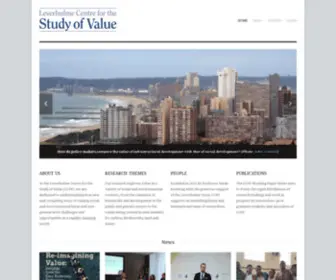 ThestudyofValue.org(Leverhulme Centre for the Study of Value) Screenshot