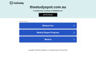 Thestudyspot.com.au(Thestudyspot) Screenshot