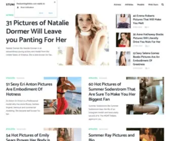 Thestunningphotos.com(Celebrity Biographies) Screenshot