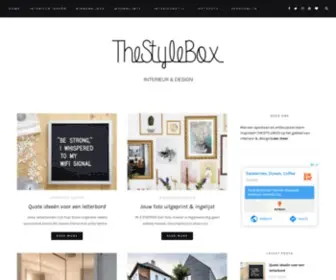 Thestylebox.nl(INTERIEUR & DESIGN) Screenshot