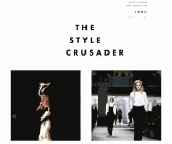 Thestylecrusader.com(The Style Crusader) Screenshot