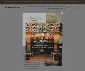 Thestyledstem.com(The Styled Stem Wedding Planning) Screenshot