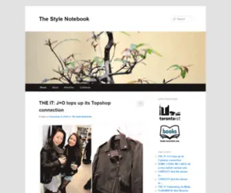 Thestylenotebook.com(The Style Notebook) Screenshot