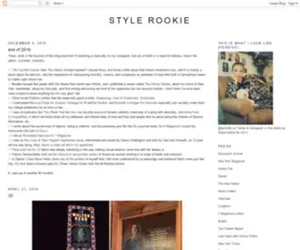 Thestylerookie.com(Style rookie) Screenshot