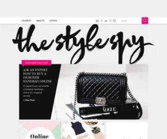 Thestylespy.com(The Style Spy) Screenshot