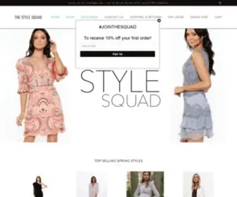 Thestylesquad.com.au(The style squad) Screenshot
