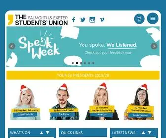 Thesu.org.uk(Falmouth & Exeter Students' Union) Screenshot