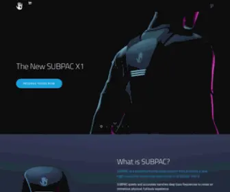 Thesubpac.com(SubPac) Screenshot