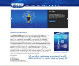 Thesubsea.com(The Subsea Company) Screenshot