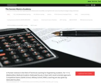 Thesuccessmantra.org(Coaching Institute) Screenshot