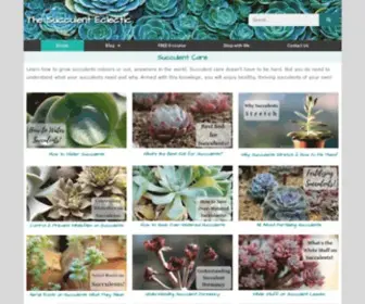 Thesucculenteclectic.com(Succulent Care) Screenshot