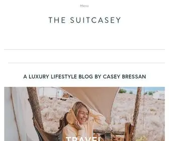 Thesuitcasey.com(The Suitcasey) Screenshot
