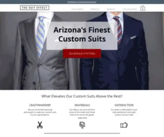 Thesuiteffect.com(Quality Custom Suits in AZ) Screenshot