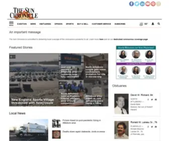 Thesunchronicle.com(Your source for breaking and local news in Attleboro) Screenshot