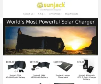 Thesunjack.com(The SunJack) Screenshot