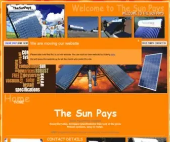 Thesunpays.co.za(The Sun Pays Home) Screenshot