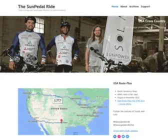 Thesunpedalride.com(Clean Energy and Sustainable Mobility Outreach Initiative) Screenshot