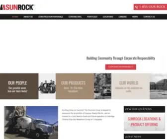 Thesunrockgroup.com(Carolina Sunrock) Screenshot