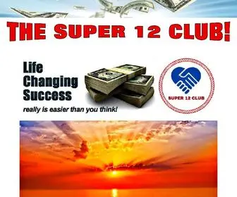 Thesuper12Club.com(SUPER 12 CLUB) Screenshot