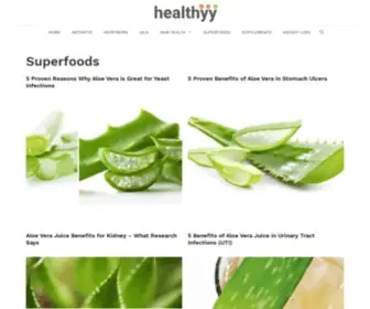 Thesuperfoods.net(Spread awareness about Nature's miracle) Screenshot