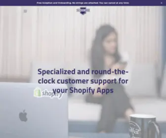 Thesupportheroes.com(Customer Support for Shopify Apps) Screenshot