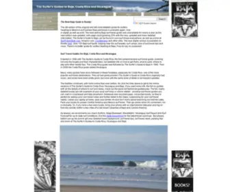 Thesurfersguides.com(Surf Travel Guides for Baja) Screenshot