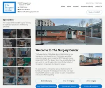 Thesurgerycenter.net(The Surgery Center) Screenshot