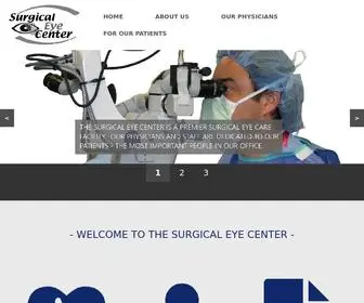 Thesurgicaleyecenter.com(North Carolina) Screenshot