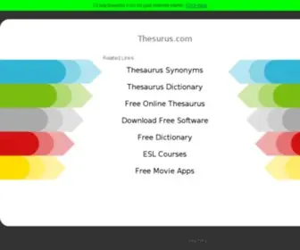 Thesurus.com(Thesurus) Screenshot