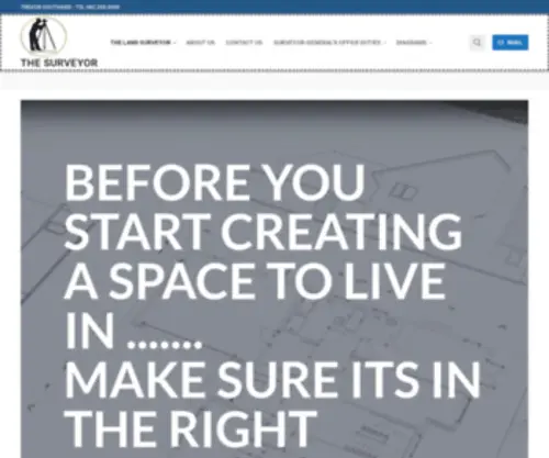 Thesurveyor.co.za(Land surveying) Screenshot