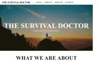 Thesurvivaldoctor.com(The Survival Doctor) Screenshot