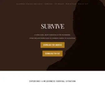 Thesurvivegame.com(Survive) Screenshot