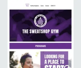 Thesweatshopgym.com(The Sweatshop Gym) Screenshot